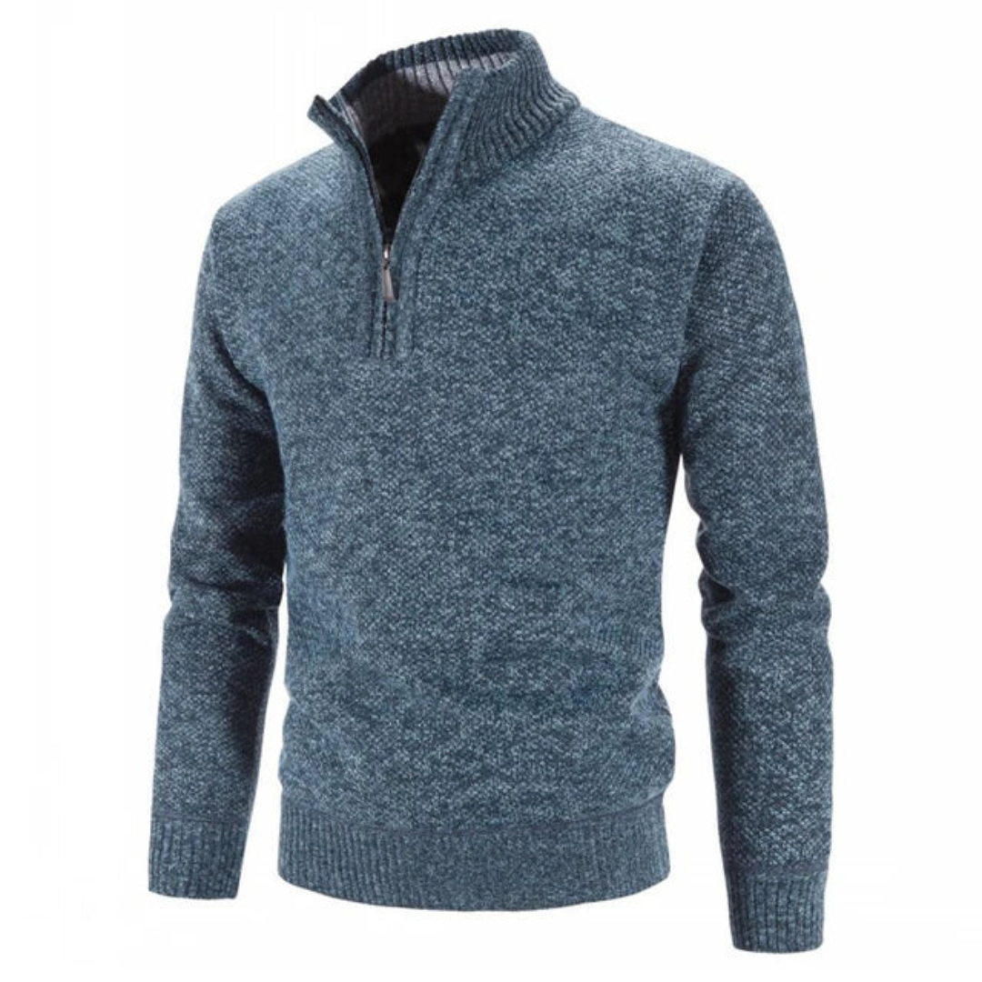 Pullover mit Reißverschluss und modernem Design für Herren